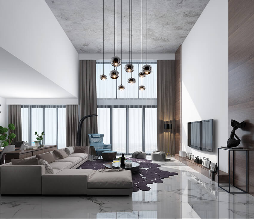 high-quality interior renderings